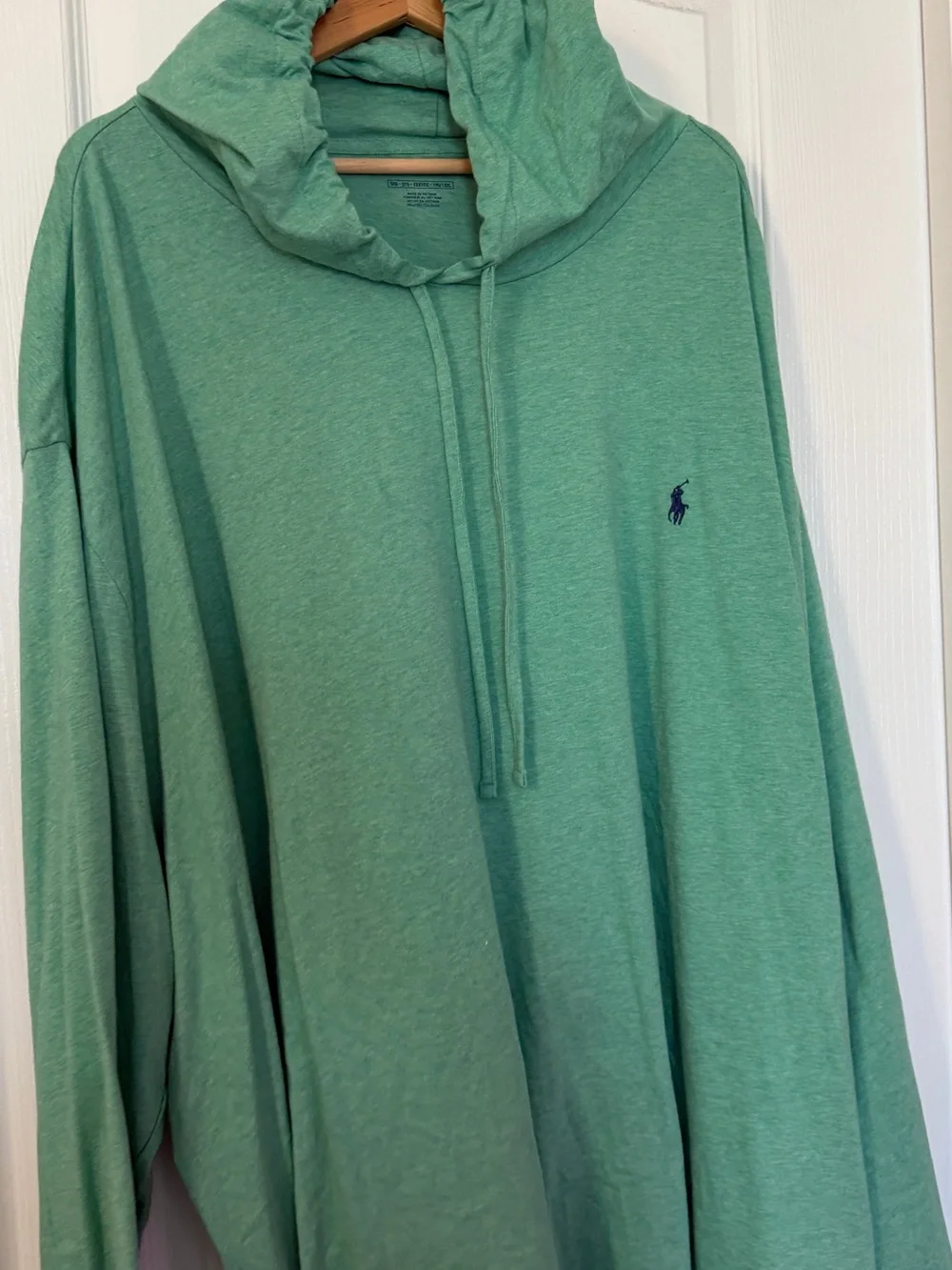 Polo by Ralph Lauren Mint Green Crewneck Hoodie 5XL - Picture 3 of 7